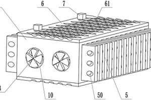 帶散熱結(jié)構(gòu)的動(dòng)力鋰電池