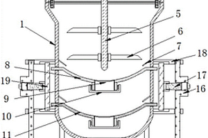 便于對鋰渣進行分級過濾的粉煤灰提取用反應釜