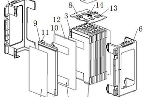 軟包鋰電池組防延燒結(jié)構(gòu)