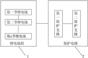 具有瞬態(tài)抑制的鋰電池礦用保護(hù)電路