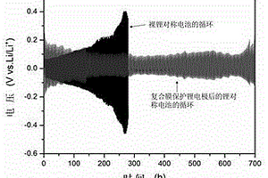 PVDF-TiO<Sub>2</Sub>復(fù)合膜的制備方法及其抑制鋰枝晶生長的用途