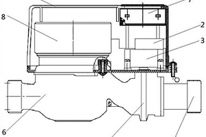 鋰電池供電帶掉電關閥保護的智能卡水表