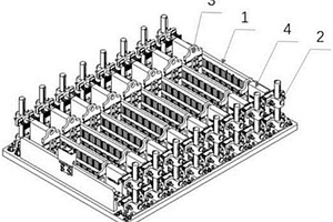 用于回收方形鋰電池的裝載工裝