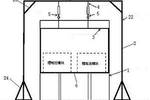 大質(zhì)量鋰電池模塊的環(huán)境試驗(yàn)箱輔助承重裝置