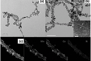 用于鋰電池電極的氮摻雜碳納米管/錳-鈷氧化物納米復(fù)合材料