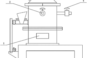 鋰離子電池負極材料分級工序的定量緩沖除鐵加料裝置