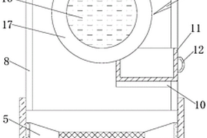 鋰電池正極材料生產(chǎn)用粉碎機(jī)料倉(cāng)振動(dòng)篩安裝結(jié)構(gòu)