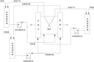 一價(jià)離子選擇性電滲析裝置及氯化鋰濃縮液的制備方法