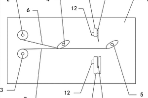 鋰離子電池的隔膜收尾熱合冷切裝置