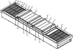 全自動(dòng)鋰電池層疊母排熱壓機(jī)及所用的傳輸裝置