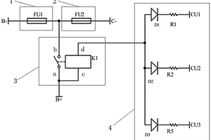 基于繼電器的鋰電池二級保護(hù)熔斷電路