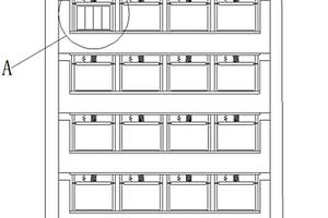 用于鋰電池充放電的多層式分容柜