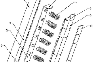 鋰電池極耳壓盒彈簧自定位校準(zhǔn)結(jié)構(gòu)