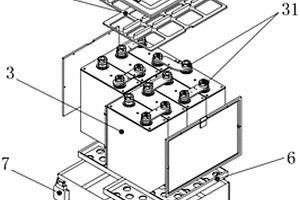 鋰離子單體電池固定結(jié)構(gòu)
