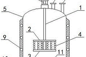 攪拌機(jī)構(gòu)及應(yīng)用該攪拌機(jī)構(gòu)的氟化鋰生產(chǎn)用碳化罐