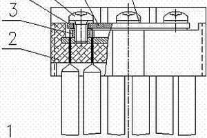 用于動力型軟包鋰電池模塊的極耳連接裝置