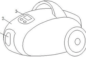 具有過熱保護(hù)功能的鋰電臥式吸塵器