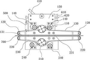 鋰電池極片送料裝置