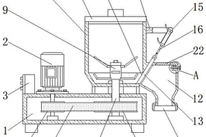 便于清理的鋰電池高效混合機(jī)用排料裝置