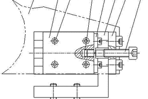 鋰電池涂布機擋料板固定調(diào)節(jié)裝置