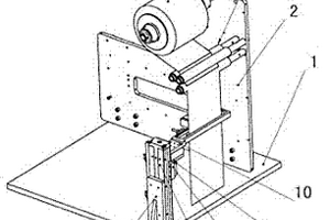 鋰電池極組打包裝置中的拉膠帶機(jī)構(gòu)