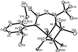 β-二亞胺硅橋二甲胺基鋯催化劑及其制備