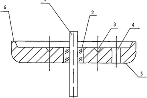 帶隔離槽柱式鋰電池用蓋組