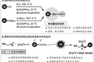 一類固體有機(jī)硅鋅試劑及其制備方法及應(yīng)用