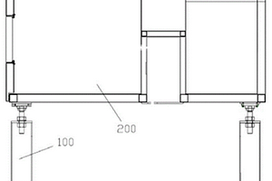 鋰電池涂布機烘箱用可調(diào)節(jié)底架