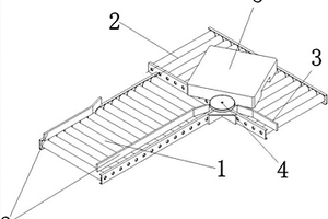 用于鋰電池生產(chǎn)線托盤直角轉(zhuǎn)彎的快速換向裝置