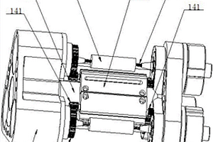 圓柱鋰電池制片卷繞一體機卷繞頭用齒輪傳動裝置