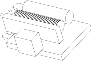 用于鋰電池極片卷繞壓花的工裝