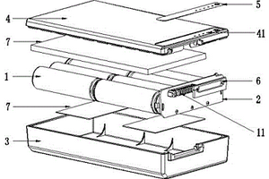 帶電量管理的鋰電池封裝結(jié)構(gòu)