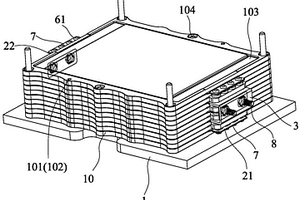 軟包聚合物鋰離子電池多片電芯成組正負(fù)極極耳連接結(jié)構(gòu)