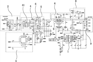 鋰電池座式充電器的電路結(jié)構(gòu)