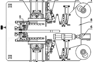 鋰離子電池制片機(jī)貼膠裝置