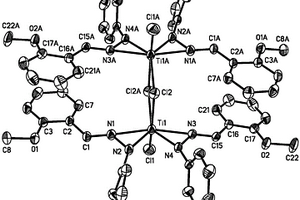 鄰甲氧基苯腙雙核鈦金屬配合物及其制備方法和應(yīng)用