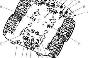 四輪驅(qū)動(dòng)小車底盤