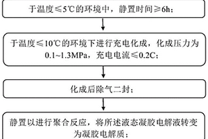 凝膠電解質(zhì)電芯的制備方法及其應用