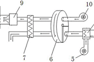 空氣源熱泵機(jī)組干風(fēng)防霜系統(tǒng)及其工作方法