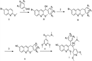 二芳基喹啉化合物的制備方法