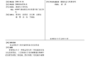 高品質(zhì)化學(xué)二氧化錳的制備方法及用途