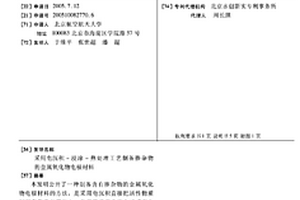 采用電沉積-浸涂-熱處理工藝制備摻雜物的金屬氧化物電極材料