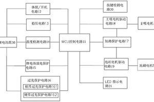 便攜式家用吸塵器控制電路