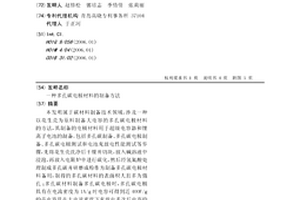 多孔碳電極材料的制備方法