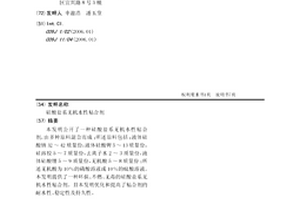 硅酸鹽系無機(jī)水性粘合劑