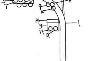 太陽能電池發(fā)光的路燈