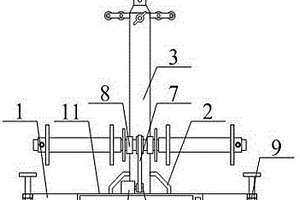 可調(diào)節(jié)多功能的電力工具放線架