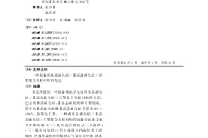 制備納米晶碳化硅/非晶態(tài)碳化硅/石墨復合負極材料的方法