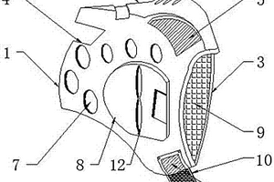 改良的跆拳道電子護(hù)頭